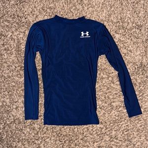 Blue Long Sleeve Under Armour Shirt
